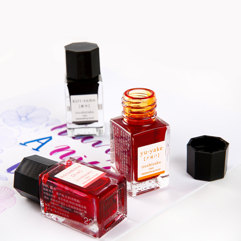 1PC Japan Pilot Color Shizuku  - đánh giá và giá Fountain Pen Bottled Ink